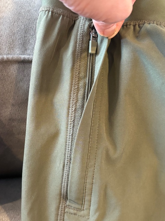 90 Degree By Reflex Olive Athletic Joggers with Elastic Cuffs - Picture 8 of 9